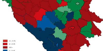 Bosnija religijos žemėlapyje