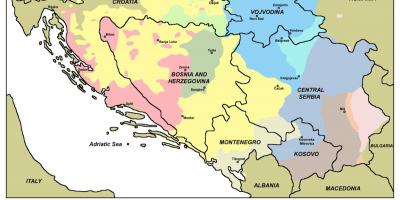 Žemėlapis hac Bosnija 